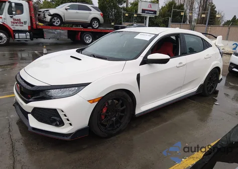 2018 Honda Civic Type R Touring z USA, uszkodzony, nr VIN SHHFK8G76JU202686